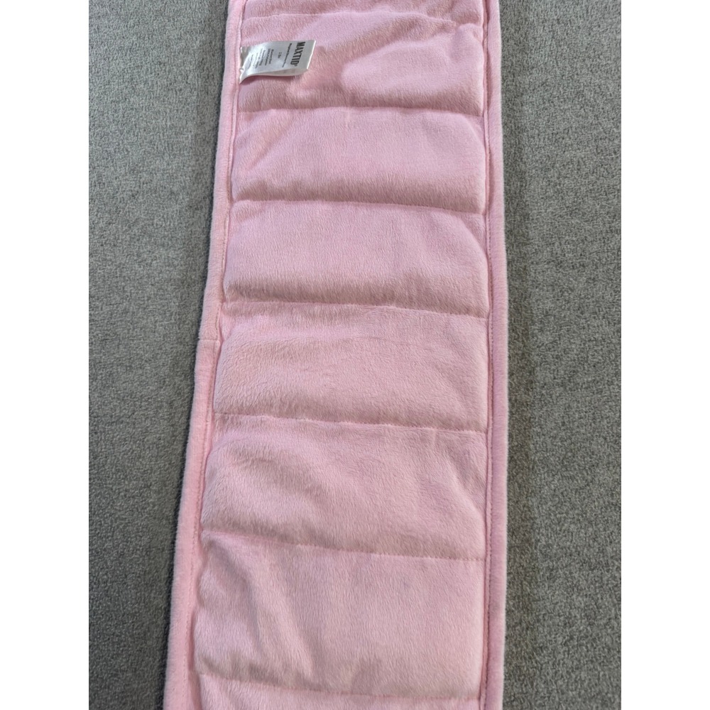 MAXTID Weighted Lap Pad Kids 1lb Pink Minky Dot Sensory Calming Blanket - Picture 8 of 11